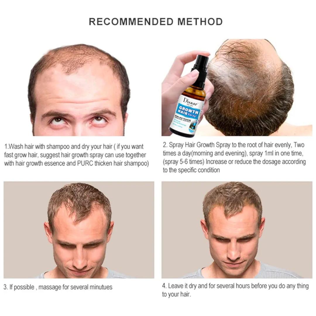 Growth hair oil spray